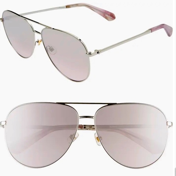 kate spade New York isla 61mm aviator sunglasses - Picture 2 of 12